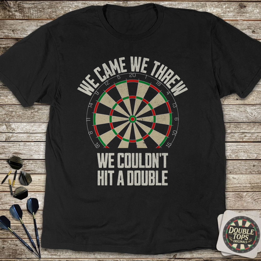 We Couldn't Hit A Double T-Shirt - Black