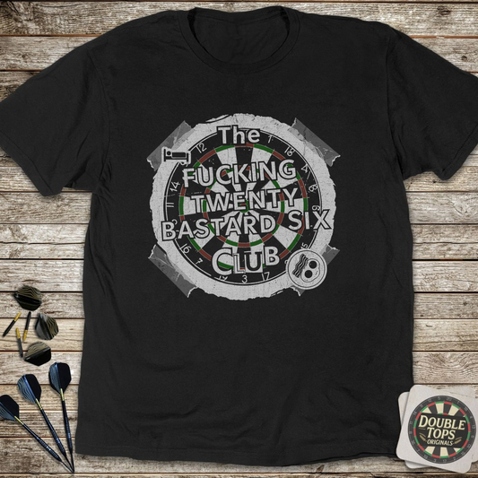 Effing Twenty Bastard Six Club T-Shirt - Black