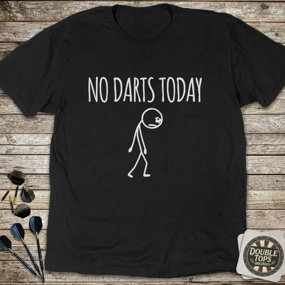 No Darts T-Shirt - Black