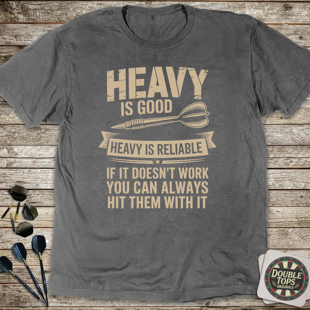 Heavy Is Good T-Shirt - Charcoal