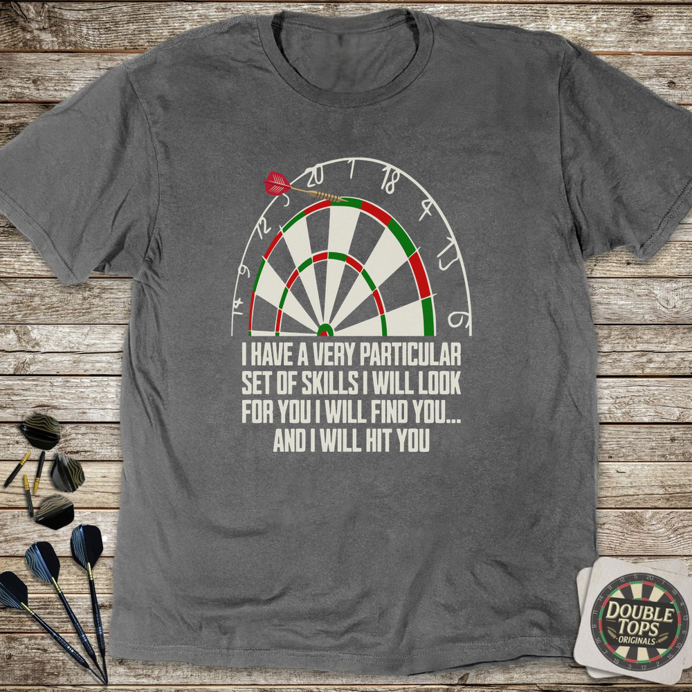 A Very Particular Set Of Skills T-Shirt - Charcoal