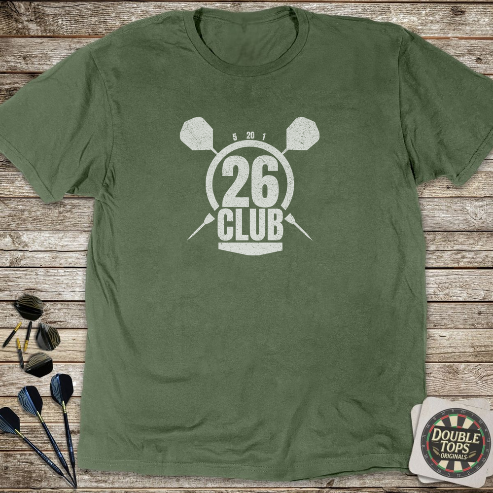 26 Club Badge T-Shirt - Military Green
