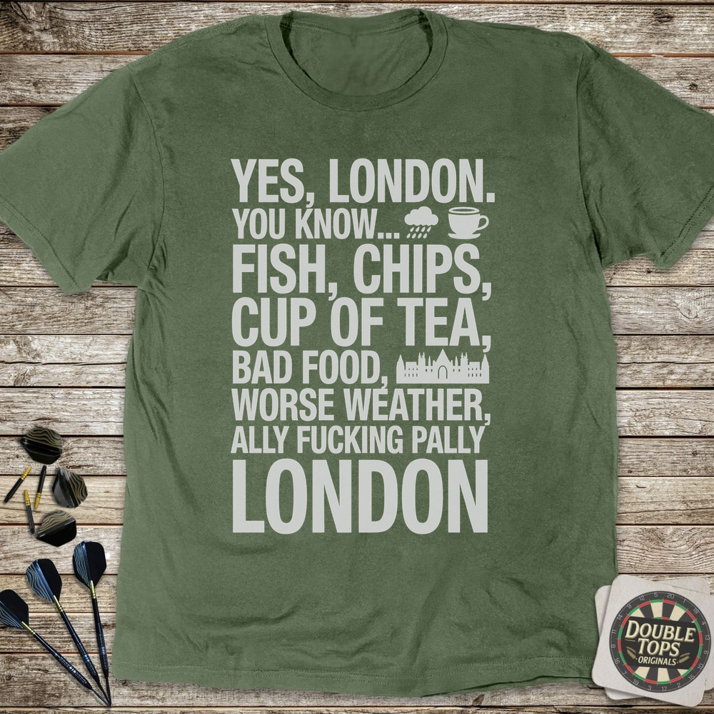 Yes London T-Shirt - Military Green