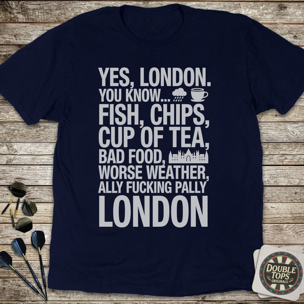 Yes London T-Shirt - Navy