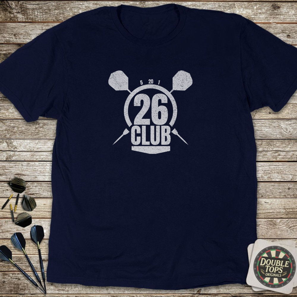 26 Club Badge T-Shirt - Navy
