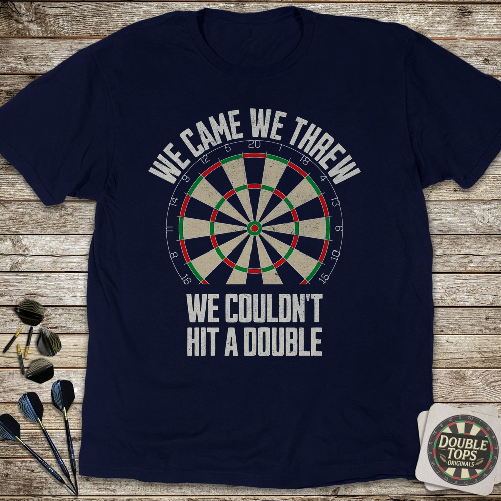 We Couldn't Hit A Double T-Shirt - Navy
