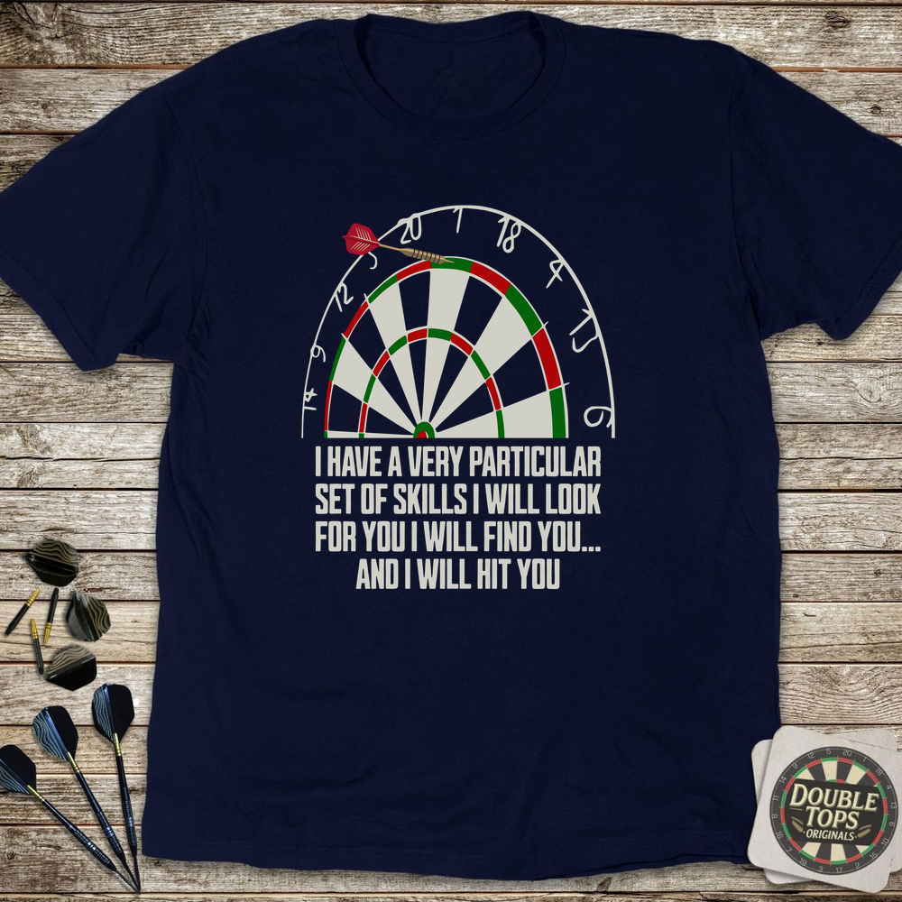 A Very Particular Set Of Skills T-Shirt - Navy