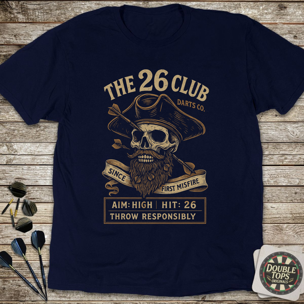 The 26 Club Darts Co T-Shirt - Navy