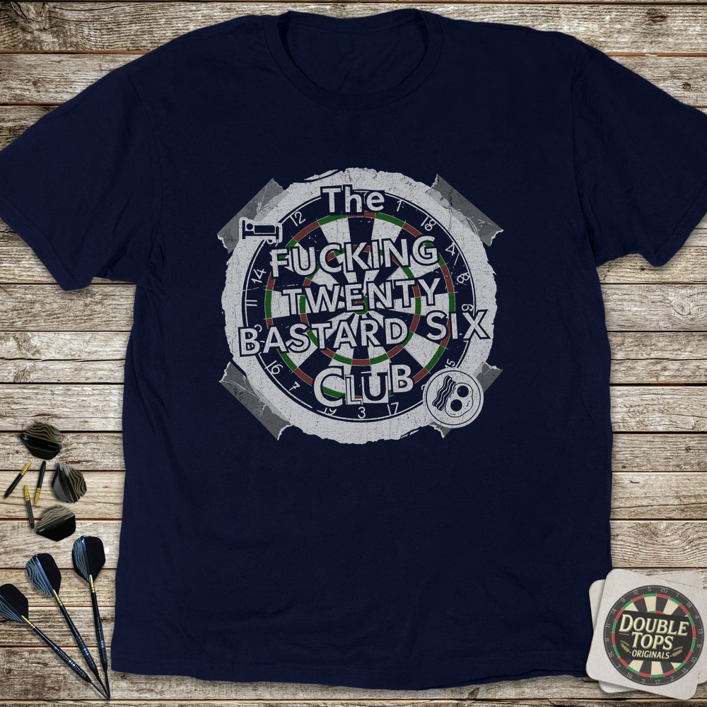 Effing Twenty Bastard Six Club T-Shirt - Navy