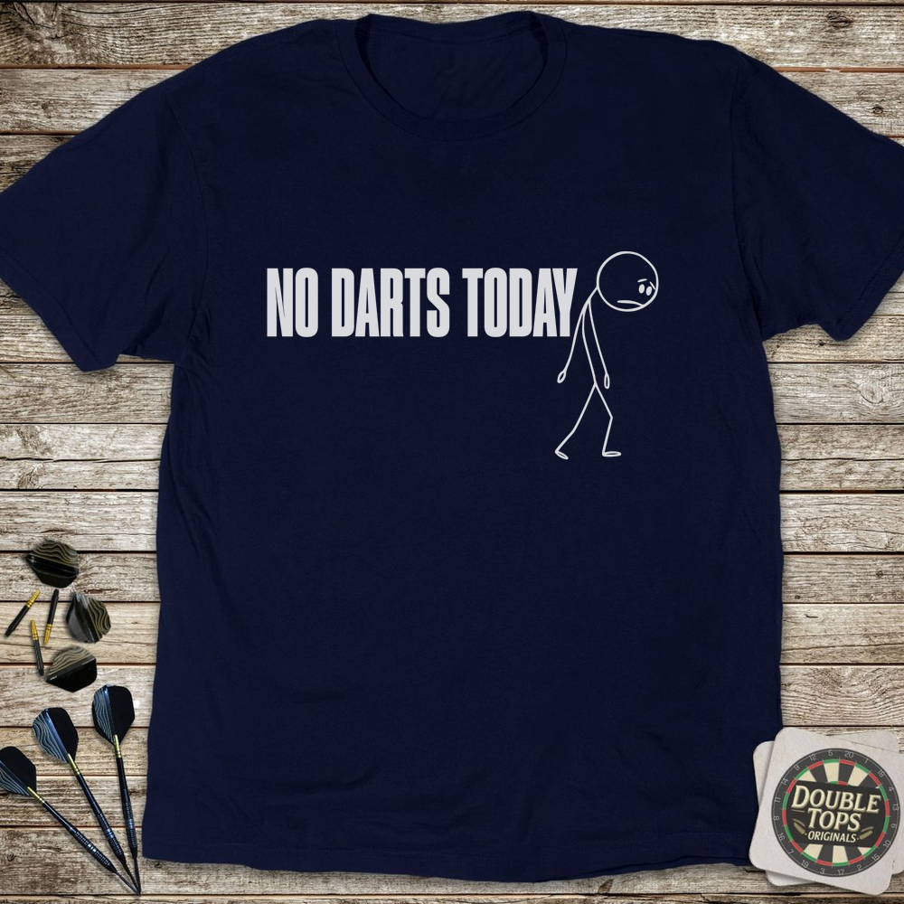 No Darts Today T-Shirt - Navy