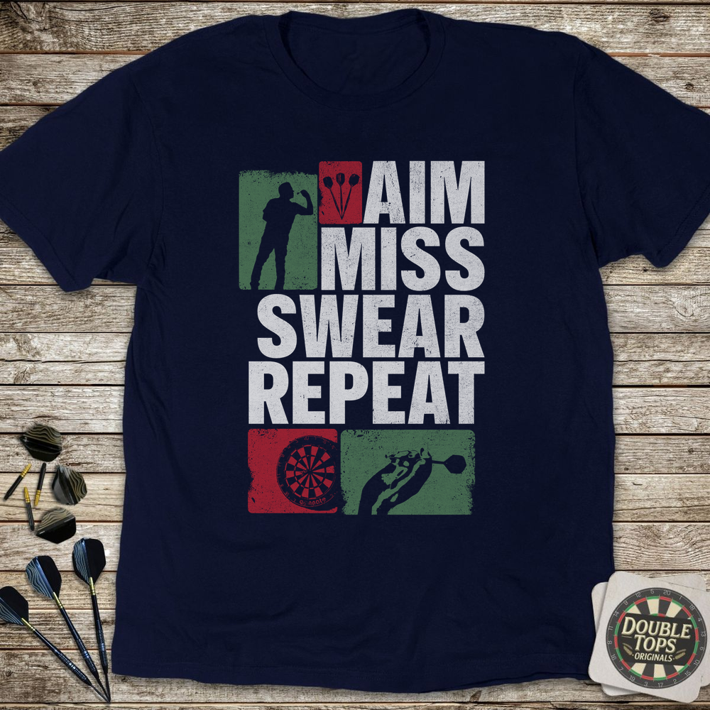 Ziel Miss Swear Wiederholung T-Shirt