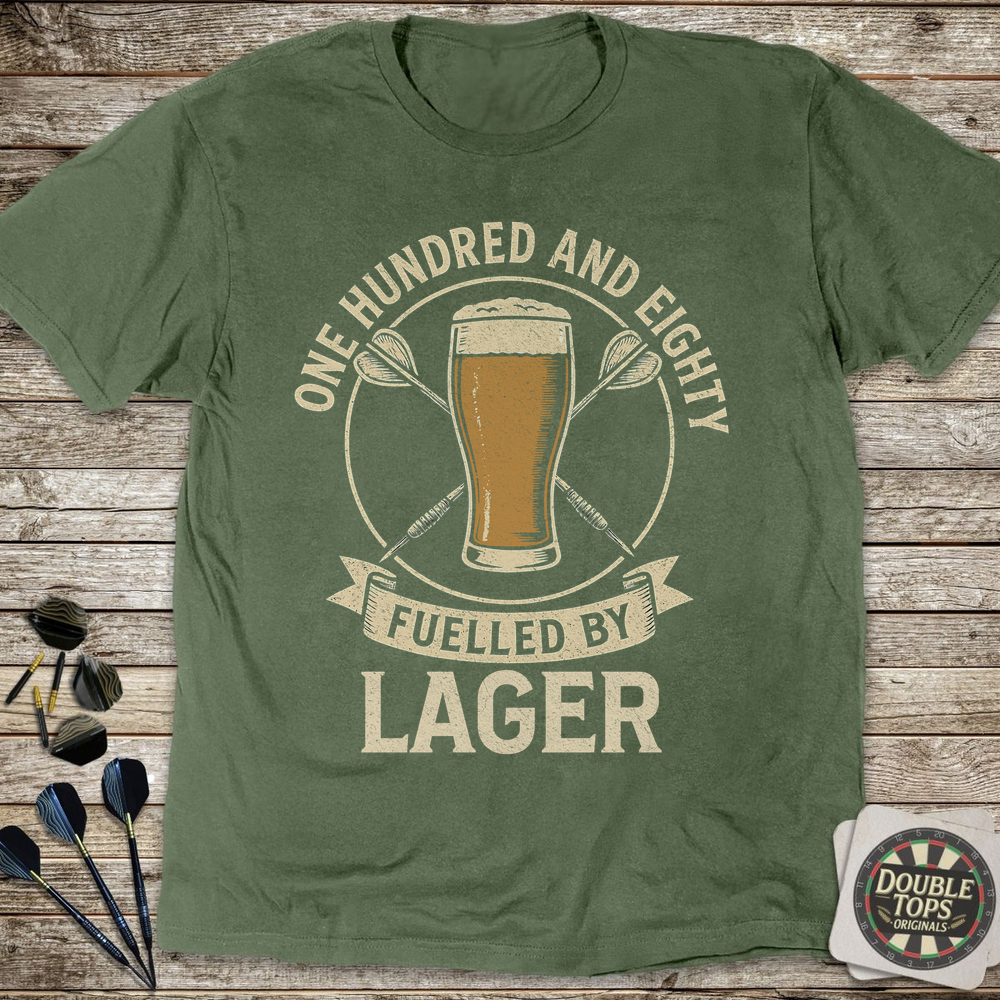 180 Fuelled By Lager T-Shirt