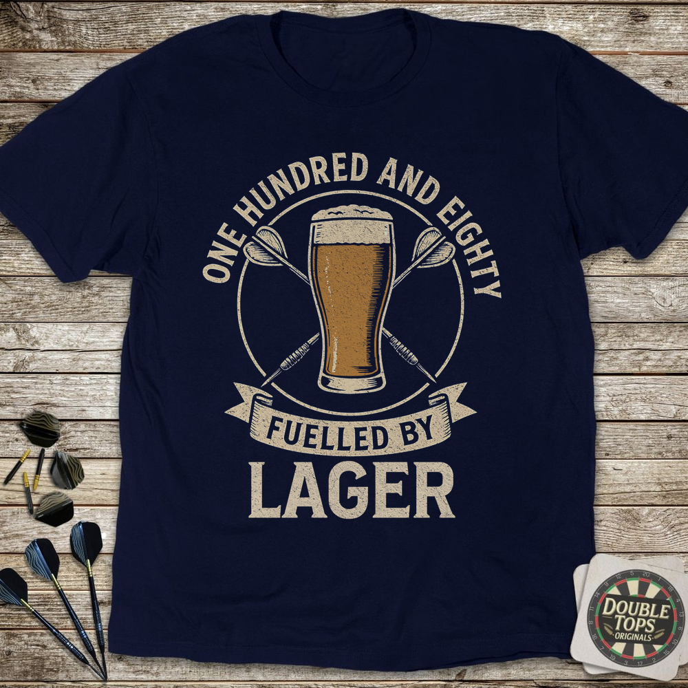 180 Fuelled By Lager T-Shirt