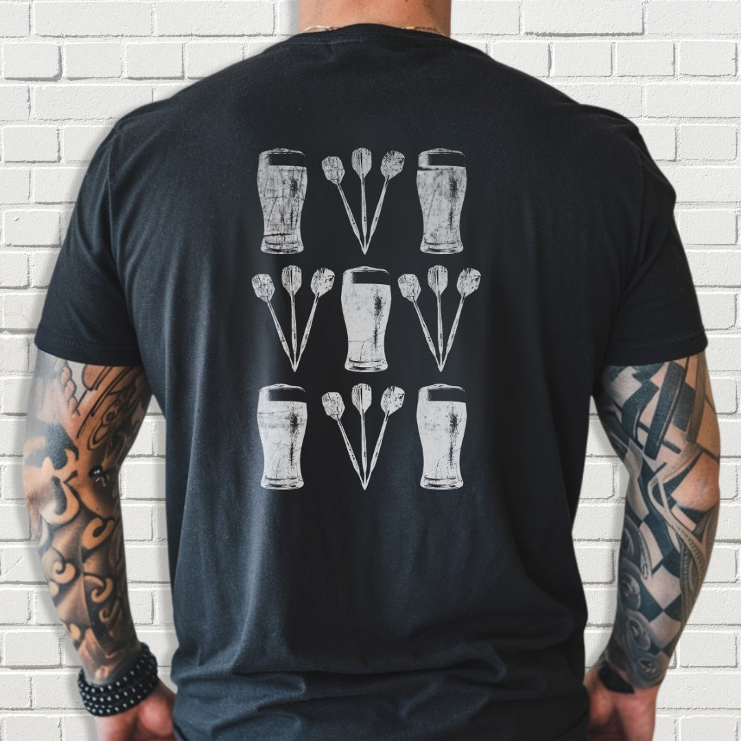 Custom Team Shirt - Darts And Beer 3x3