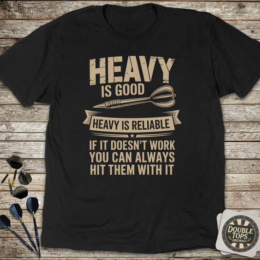 Heavy Is Good T-Shirt - Black