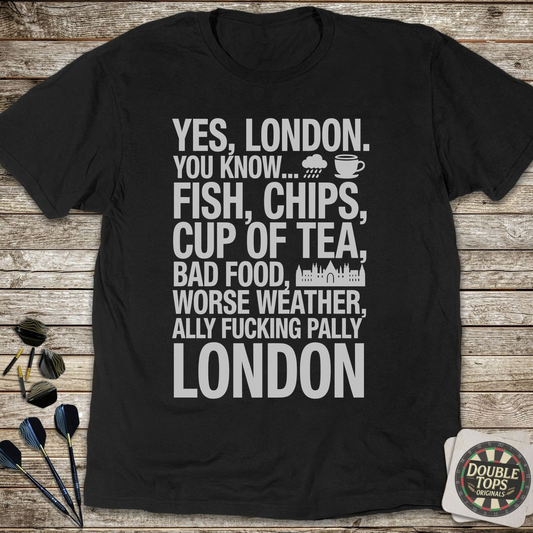 Yes London T-Shirt - Black