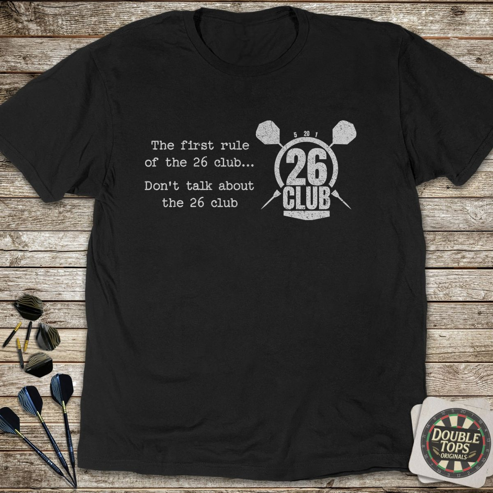 The First Rule Of The 26 Club T-Shirt - Black