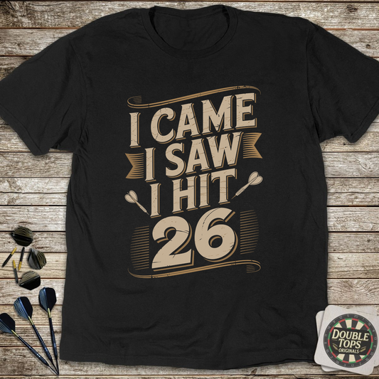 Came Saw Hit 26 T-Shirt - Black