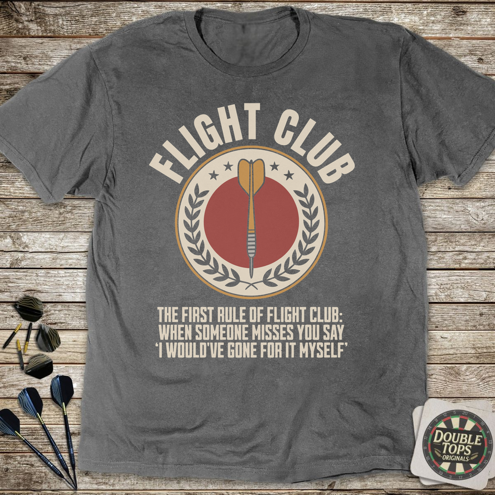 Flight Club T-Shirt - Charcoal