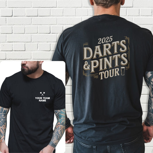 Custom Team Shirt - 2025 Darts And Pints Tour
