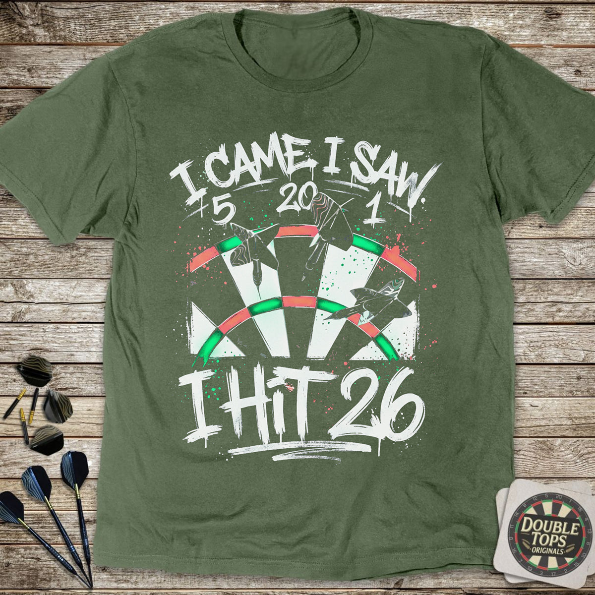 I Came I Saw I Hit 26 Graffiti T-Shirt