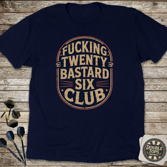Twenty Six Club Badge T-Shirt - Navy