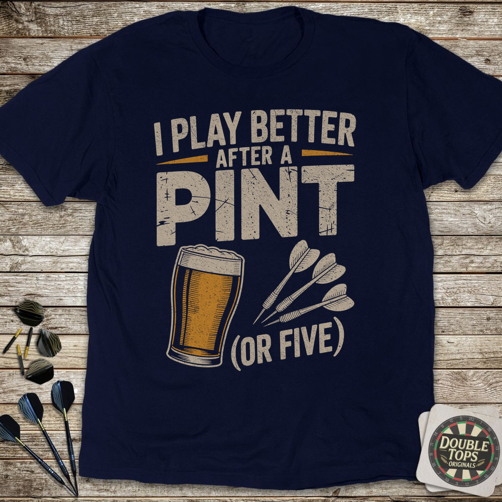 A Pint Or Five T-Shirt - Navy