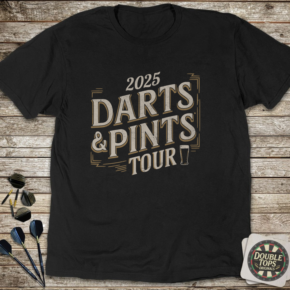 2025 Darts and Pints Tour T-Shirt