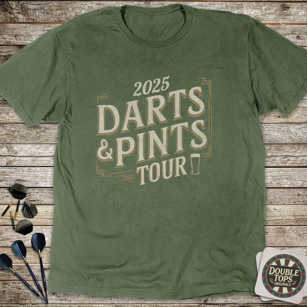 2025 Darts and Pints Tour T-Shirt