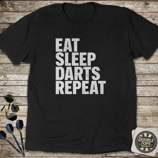 Eat Sleep Darts Repeat T-Shirt