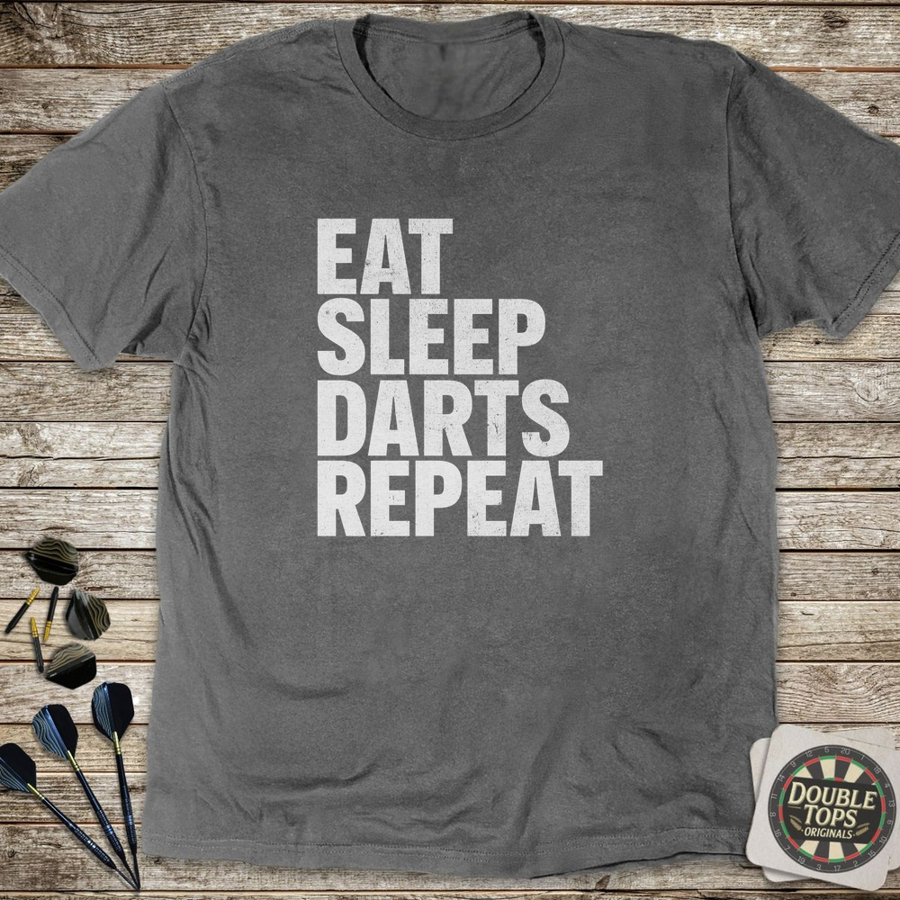 Eat Sleep Darts Repeat T-Shirt