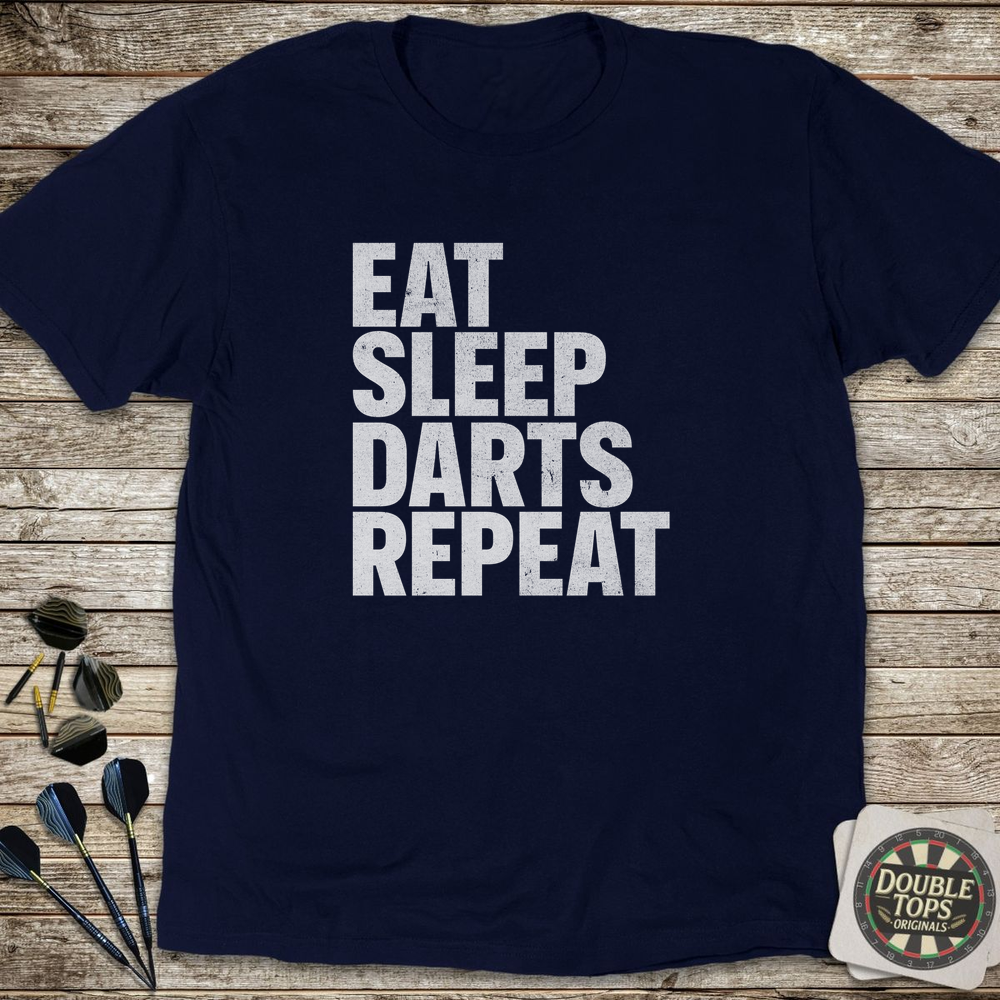 Eat Sleep Darts Repeat T-Shirt